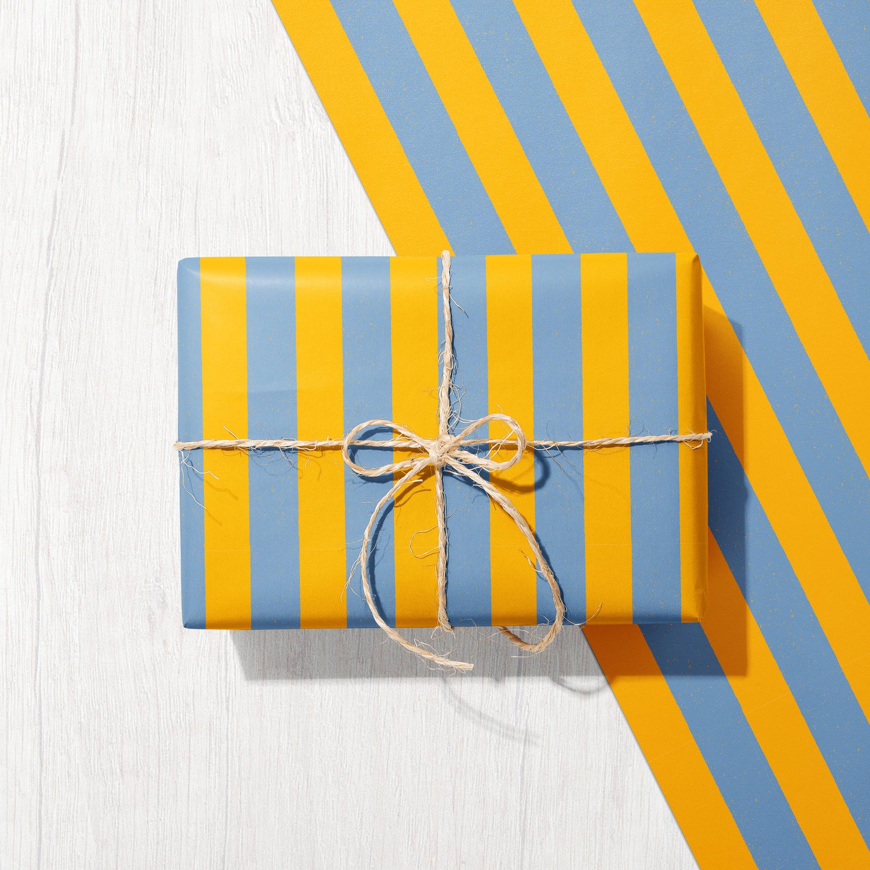 Summer Stripe | Modern-Retro Recycled Gift Wrap Paper
