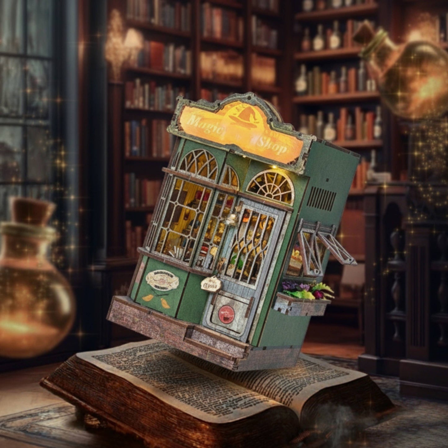 DIY Book Nook Kit: Magic Shop