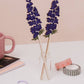 Wooden Delphinium – July Birth Flower - Sustainable Gift