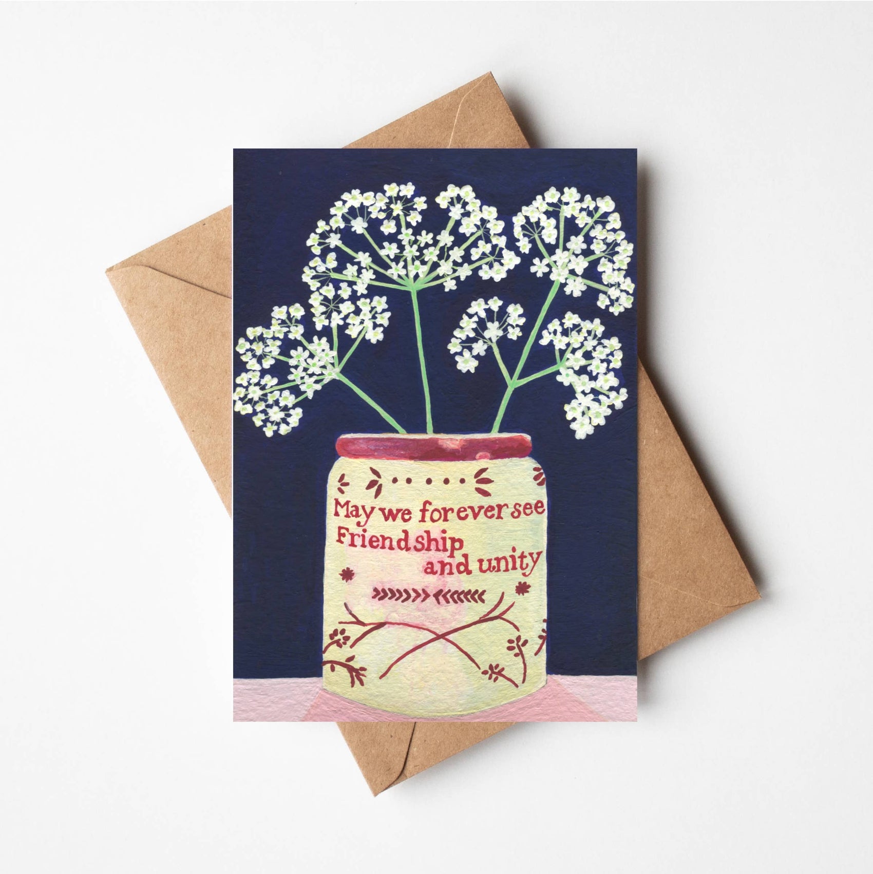 Cow Parsley in Friendship Mug : Regular