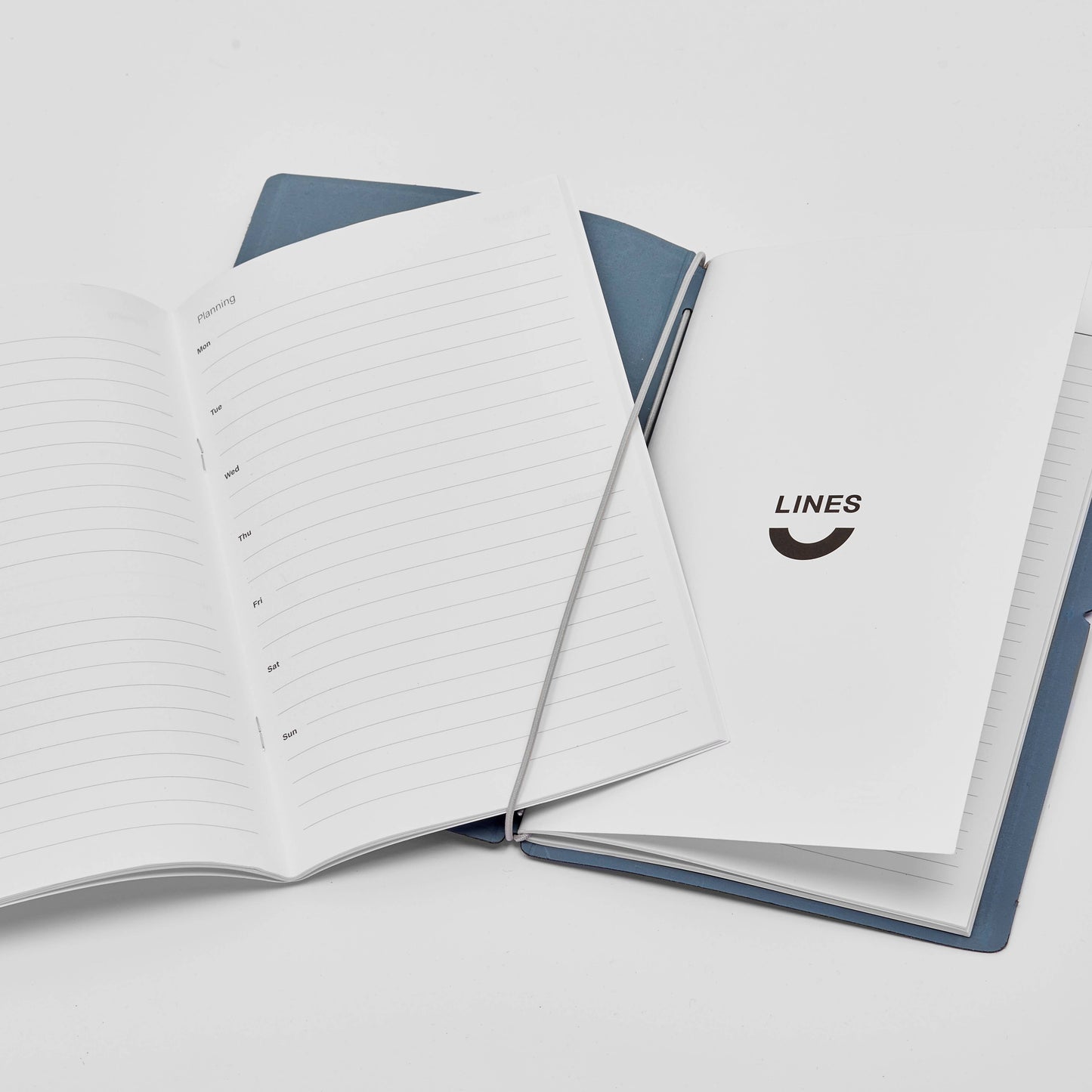 Make a Mark Refillable Planner Dusty Blue - Recycled Leather