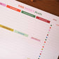 A4 Weekly Planner Pad | Habit Tracker | Work Hard, Play Nice