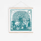 Tend the Earth riso, orchard, grow, apple tree, gardening