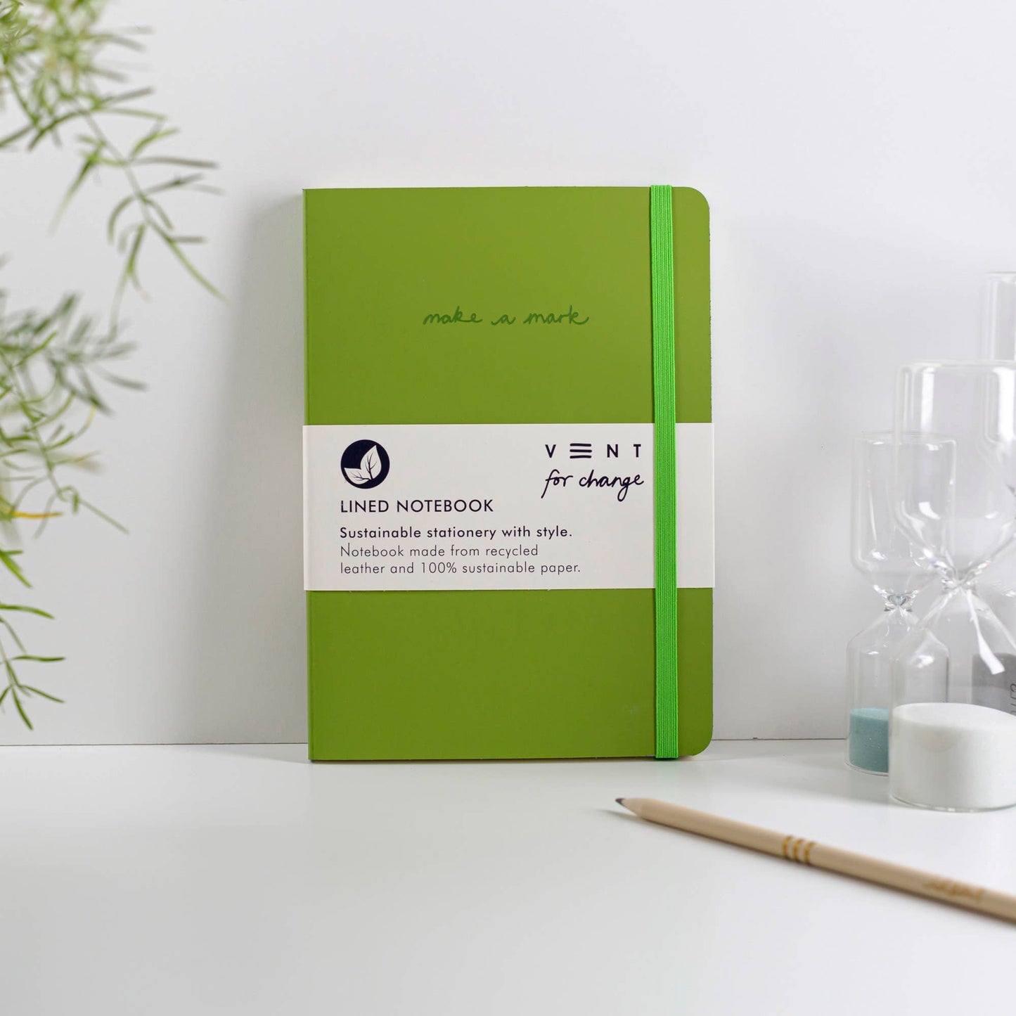 Make a Mark A5 Journal – Recycled Leather: Purple