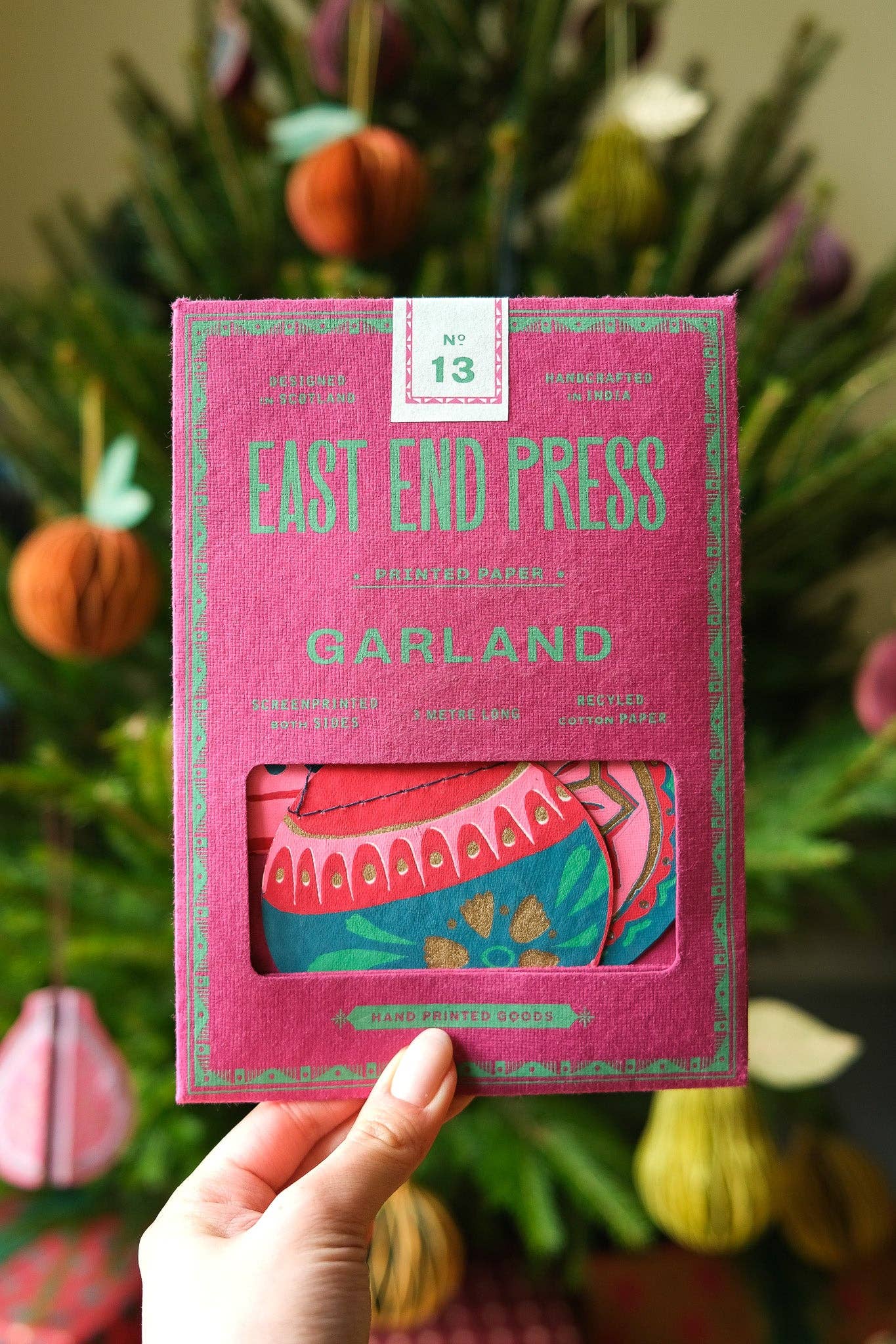 Baubles Sewn Garland