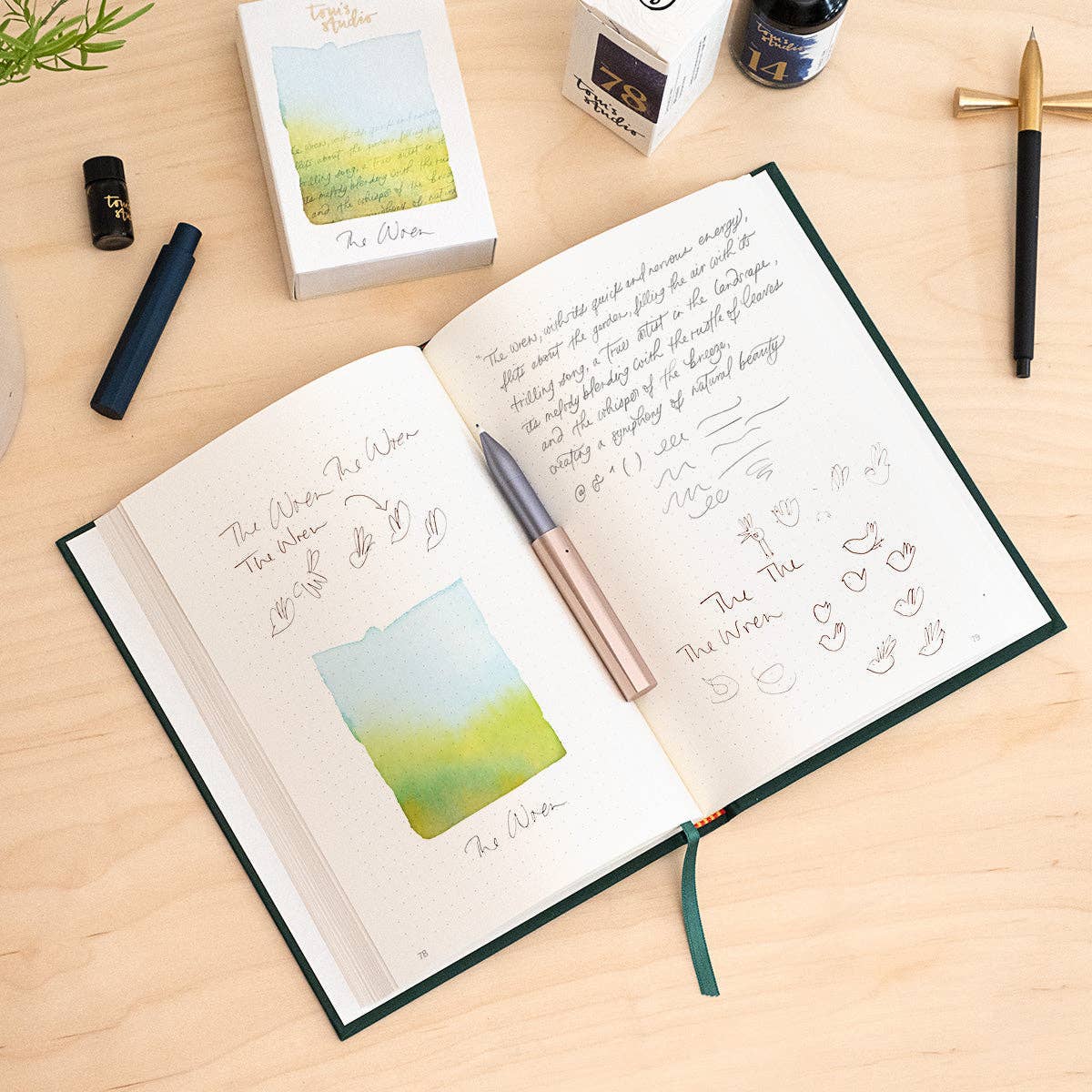 The Wren - Refillable Writing Pen: Midnight