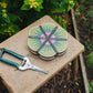 Flower Shaped Press - Greens