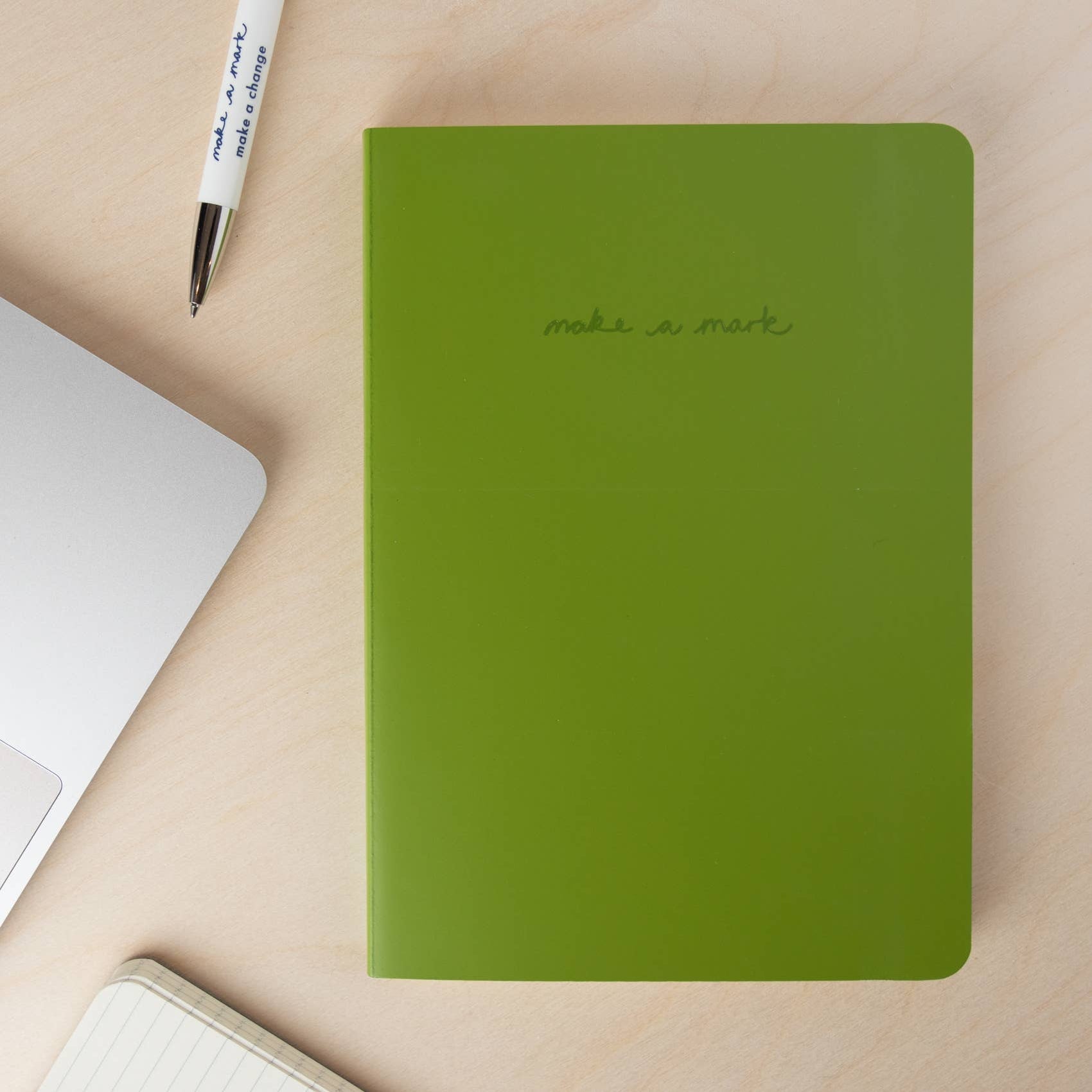 Make a Mark A5 Journal – Recycled Leather: Red