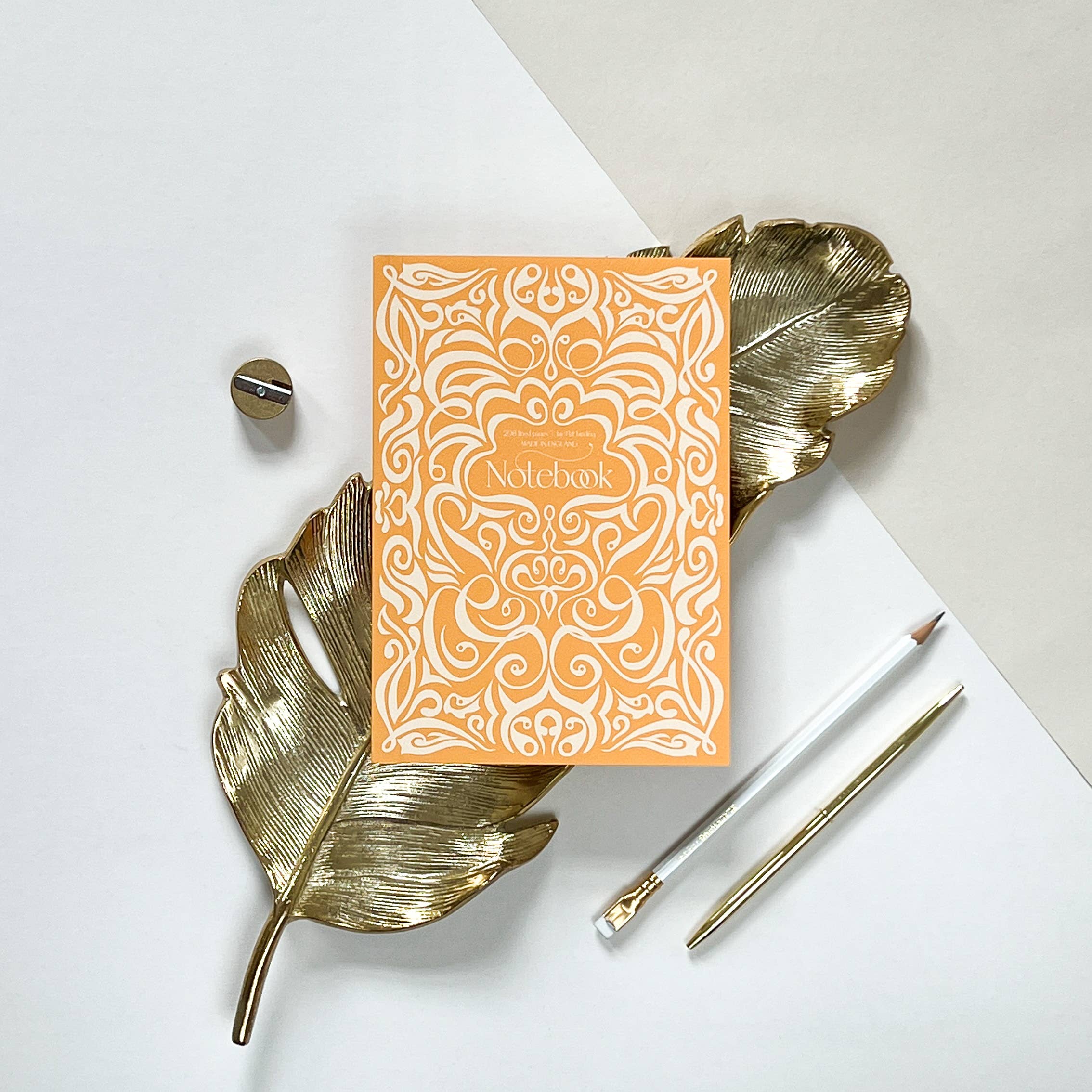 Mustard Swirl Notebook – Wildflower Holt