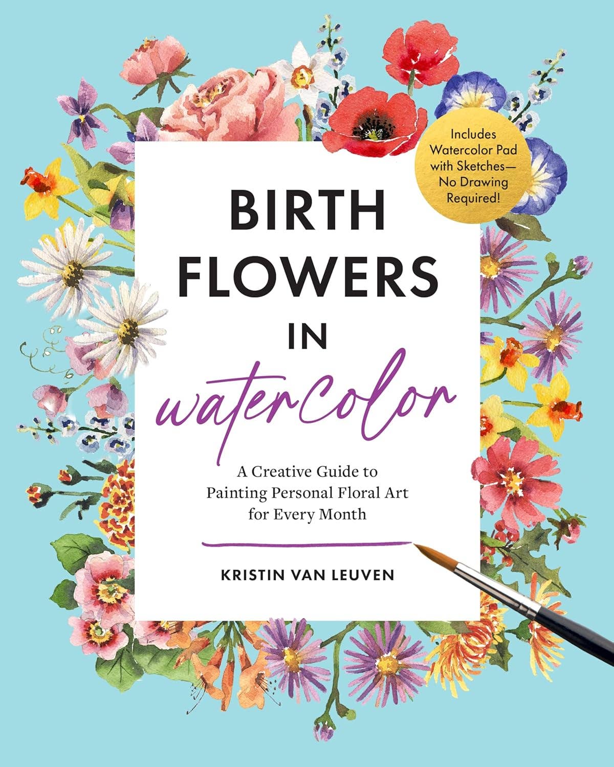 Birth Flowers in Watercolour