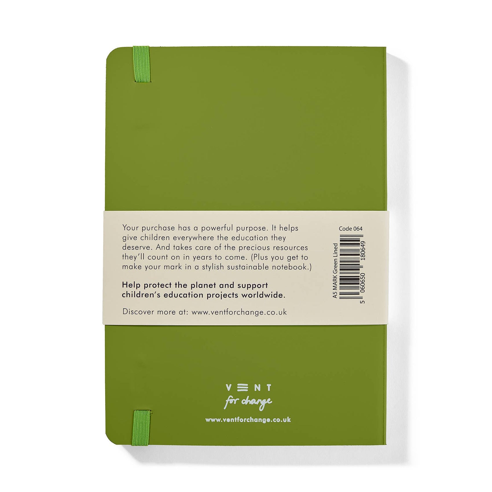 Make a Mark A5 Journal – Recycled Leather: Raspberry Pink
