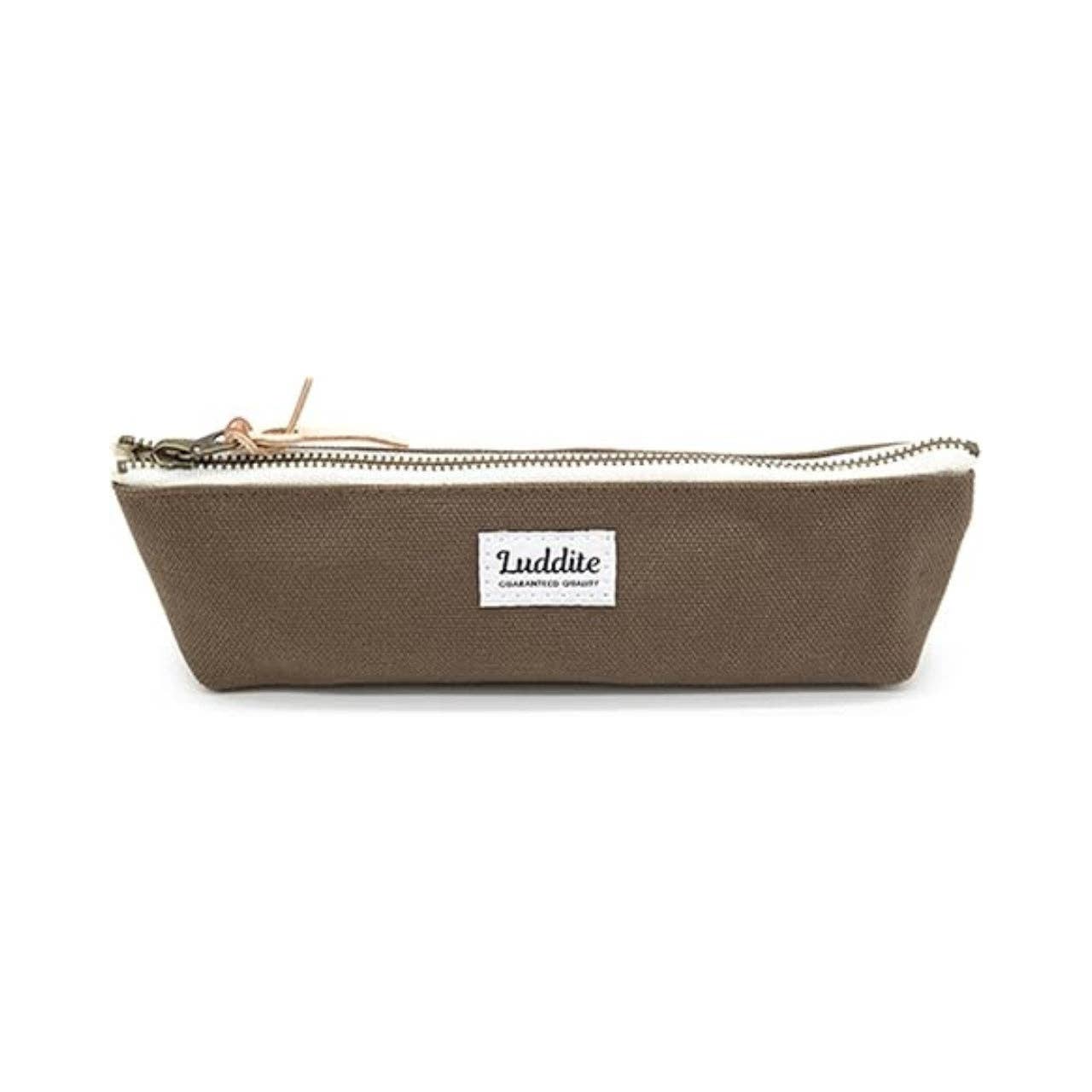 Luddite Boat Pen Case – Japanese Canvas & Denim in Three Sizes: Okayama Denim / Medium