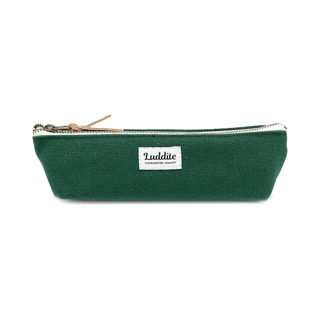 Luddite Boat Pen Case – Japanese Canvas & Denim in Three Sizes: Okayama Denim / Small