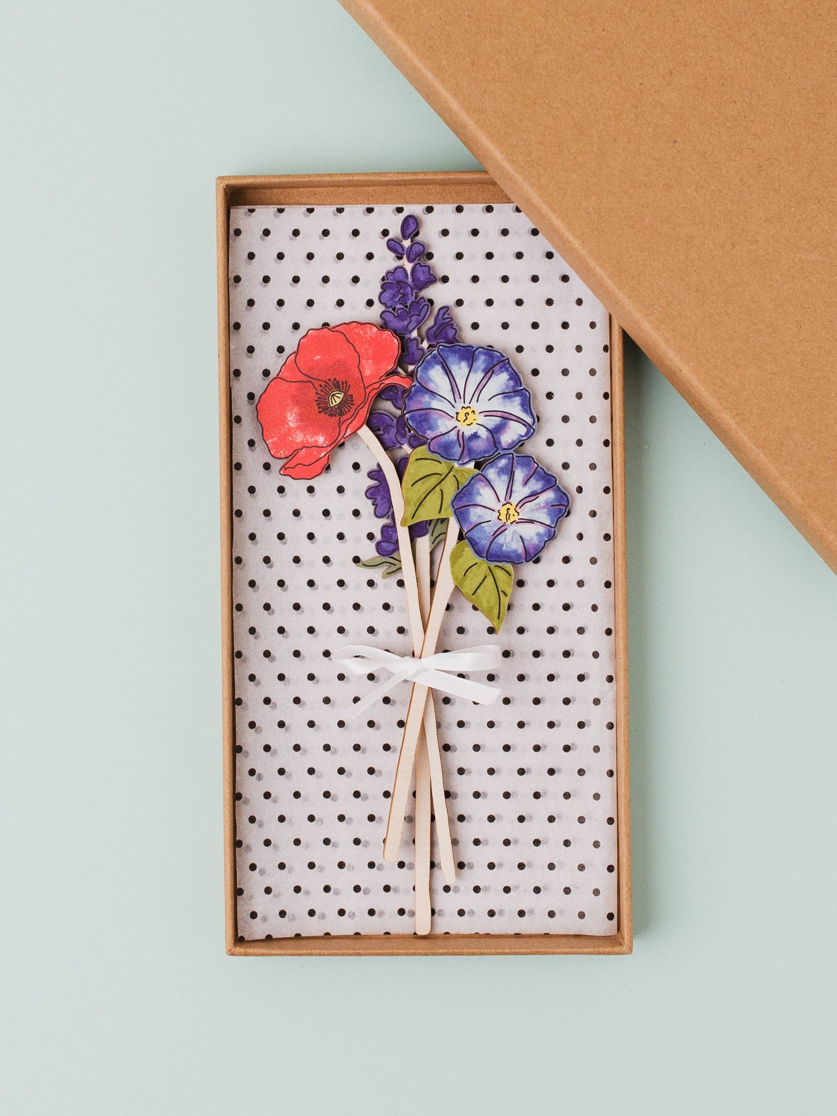 Wooden Morning Glory – September Birthday - Sustainable Gift