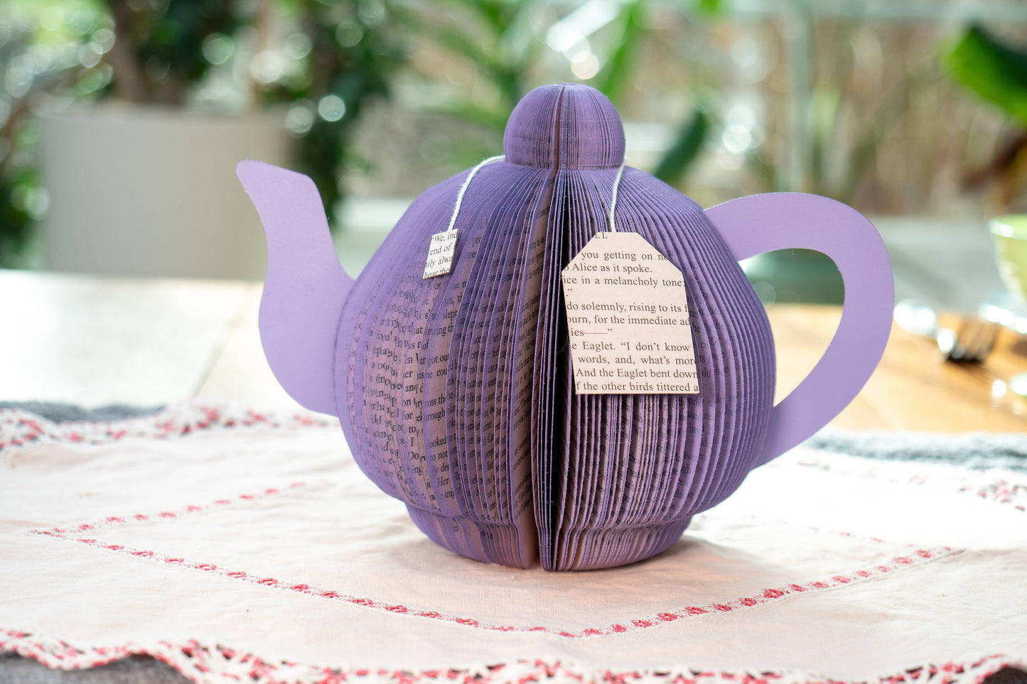 Teapot and Teacup Decor-Bookish Party Decor: Deep Teal / Tea Cup