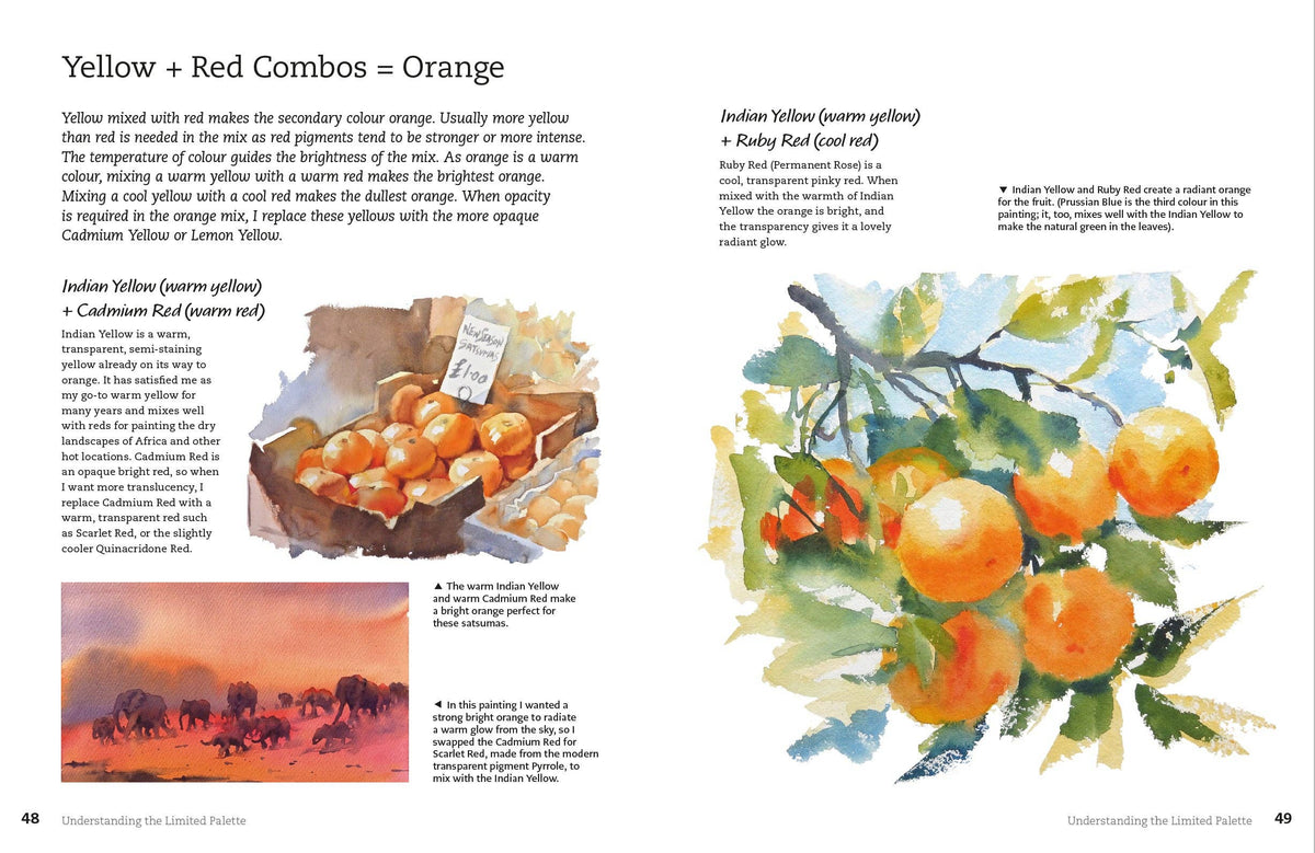 Hazel Soan's Art of the Limited Palette - a step-by-step practical watercolour guide (Hardback)