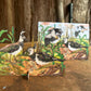 Lapwing Nest laser cut birch plywood keepsake and card