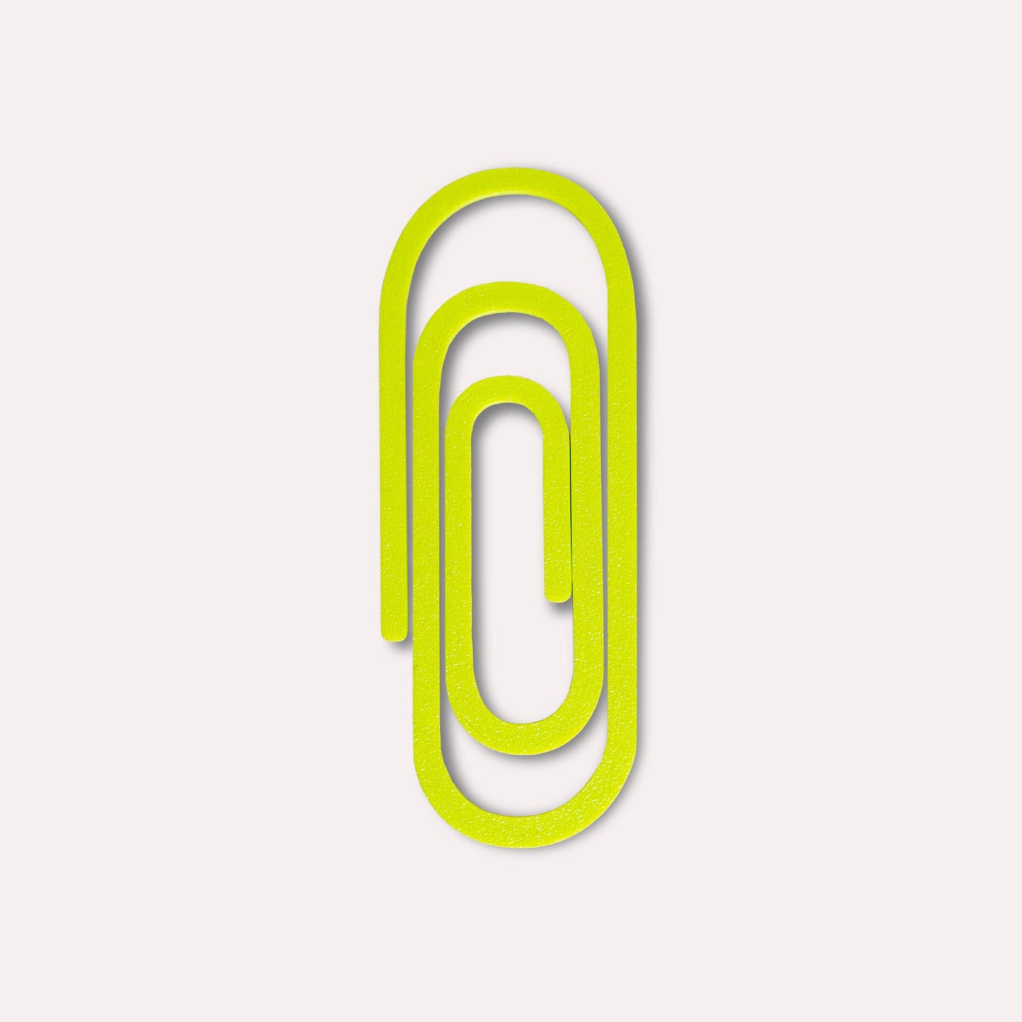 Paperclip 3D Printed Bookmark: Emerald