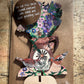 Summer Blooms laser cut birch plywood keepsake and stand.