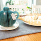 Teapot and Teacup Decor-Bookish Party Decor: Deep Teal / Tea Cup