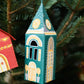 Winter Steeple Screen-Printed Board Decoration