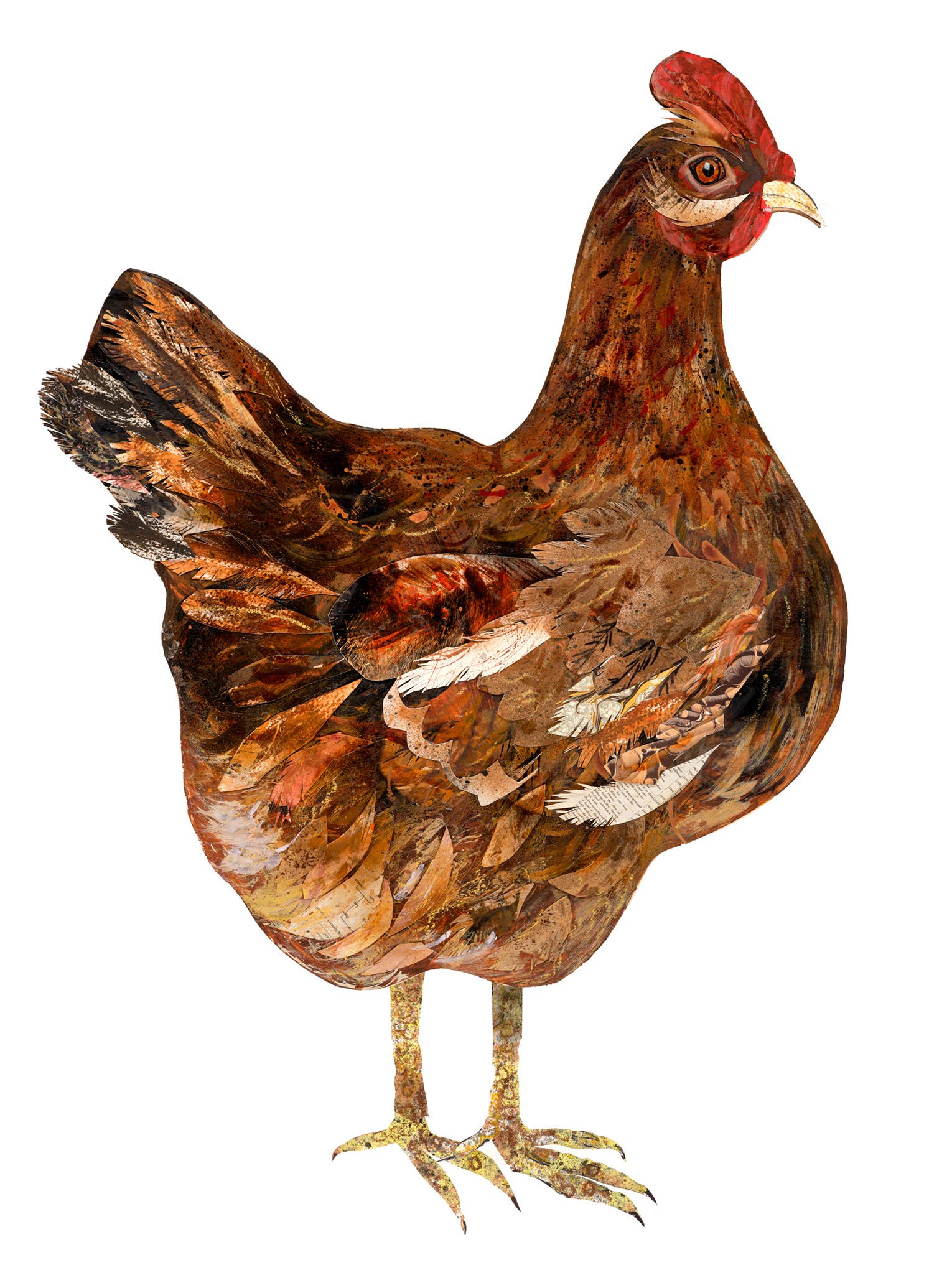 Henny Penny birch plywood decoration 
