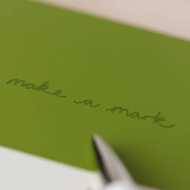 Make a Mark A5 Journal – Recycled Leather: Orange