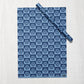 Cornflower Wildflower | Checkered Recycled Gift Wrap Paper