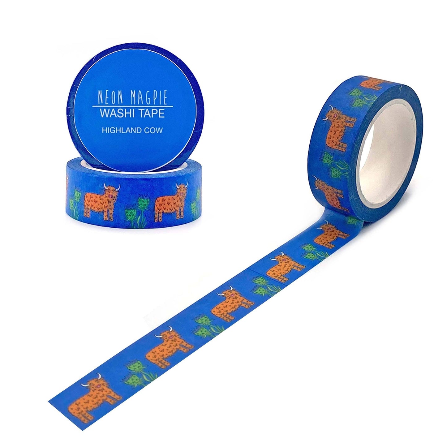 Highland Cow Washi Tape