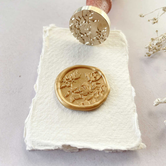 Botanica Wax Stamp | Floral Wax Seal in Branded Box