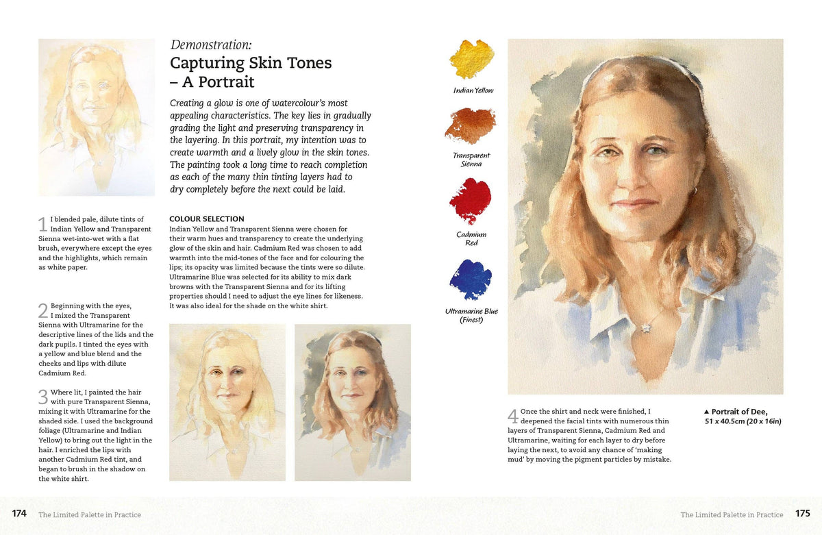 Hazel Soan's Art of the Limited Palette - a step-by-step practical watercolour guide (Hardback)