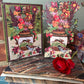 Berries and blooms laser cut birch plywood keepsake and card