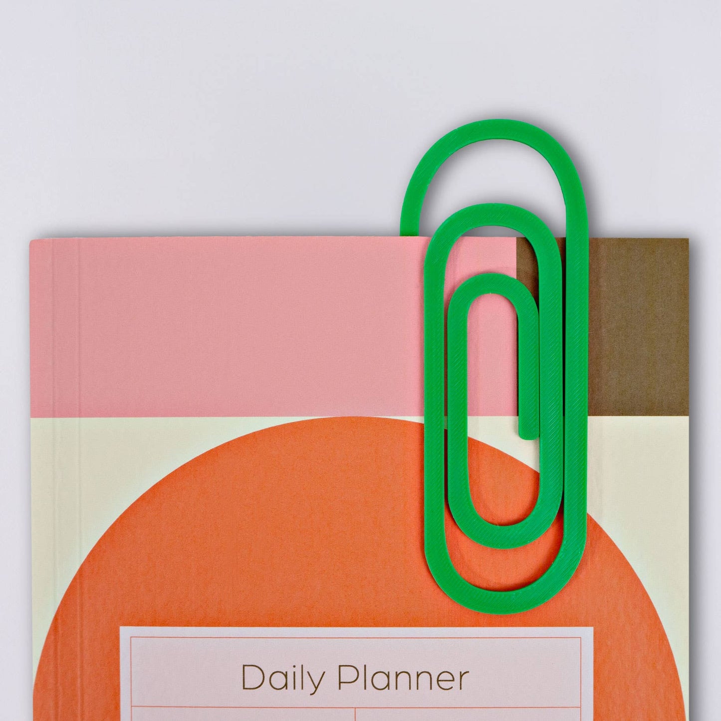 Paperclip 3D Printed Bookmark: Bubblegum