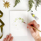 Wreaths paintable watercolor notecard set