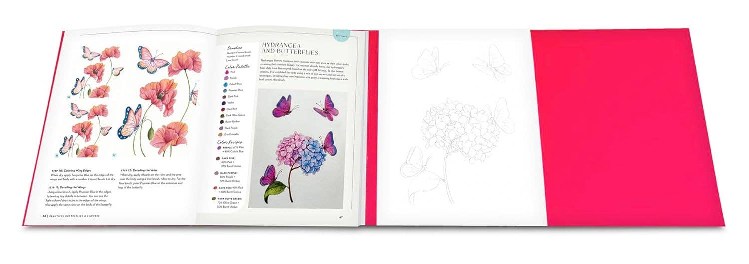 Beautiful Butterflies and Flowers