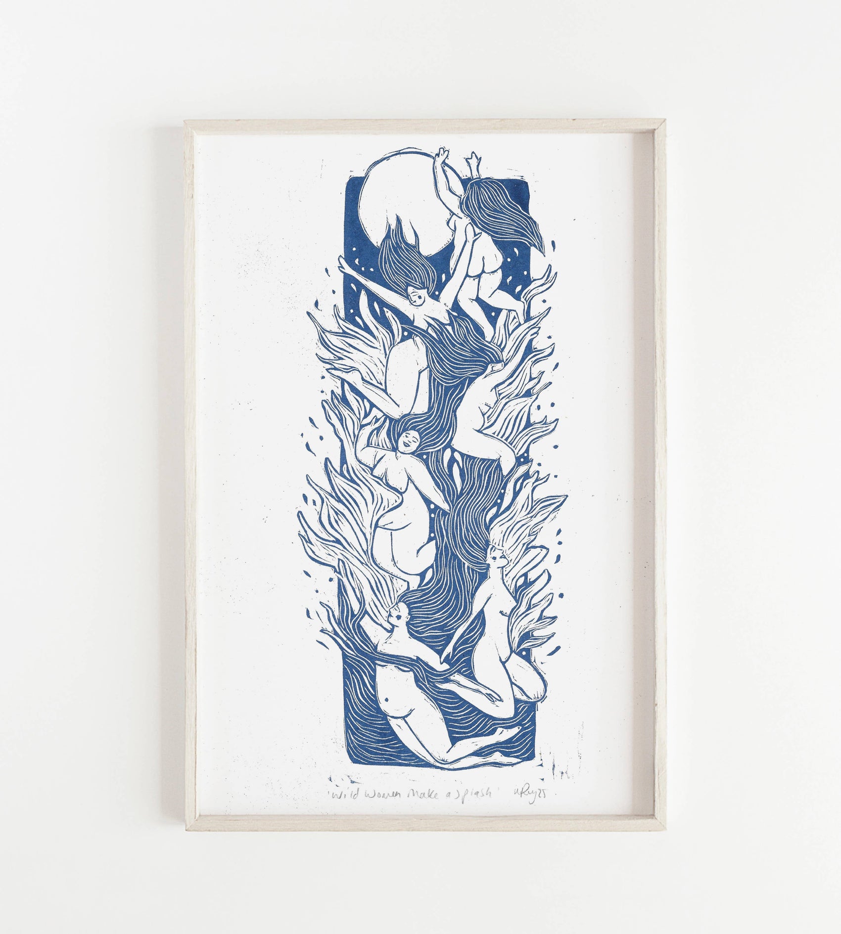 Wild Women Make a Splash riso, swim, dive, sea, joyful