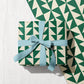 Geo Pines | Retro Christmas Tree Recycled Gift Wrap Paper