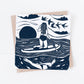 The Voyagers Card, paddleboard, sea, swim, outdoorsy, ocean