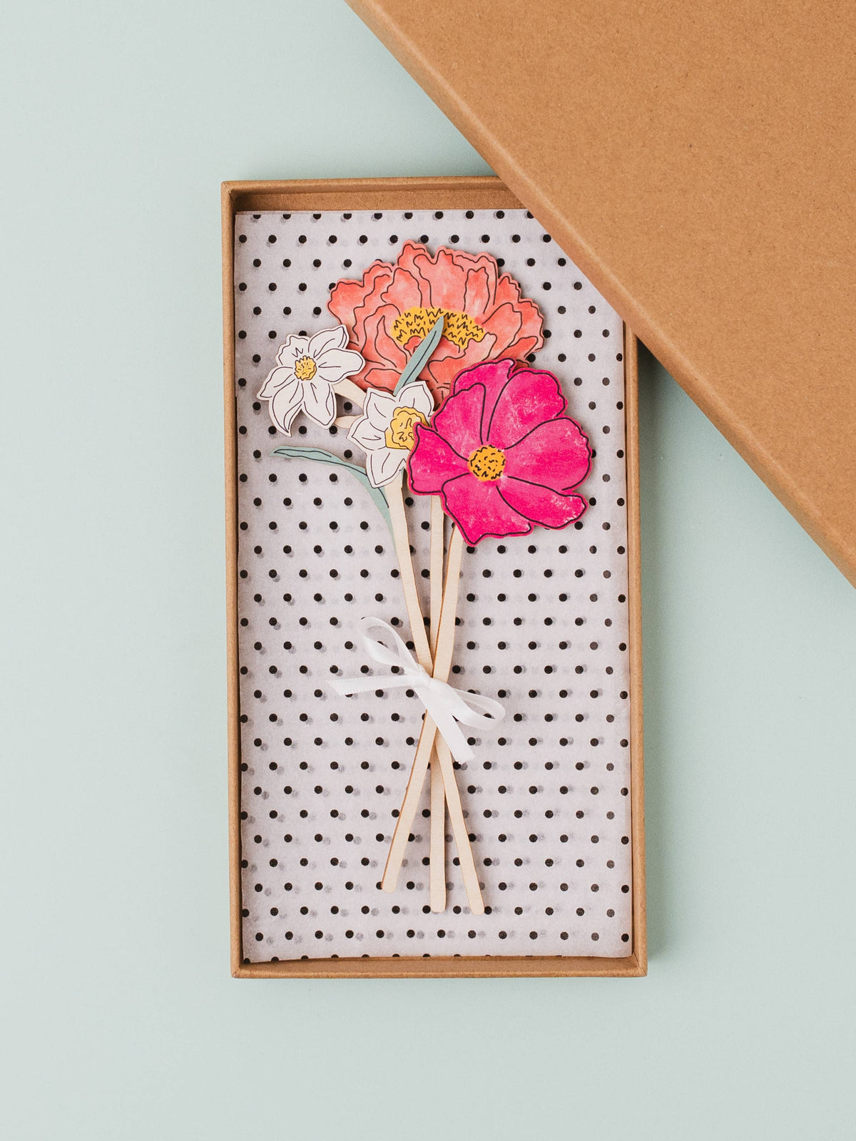Wooden Peony – November Birth Flower - Sustainable Gift