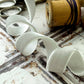 Silver Grey Velvet Ribbon 16mm  - 3 Meter Roll