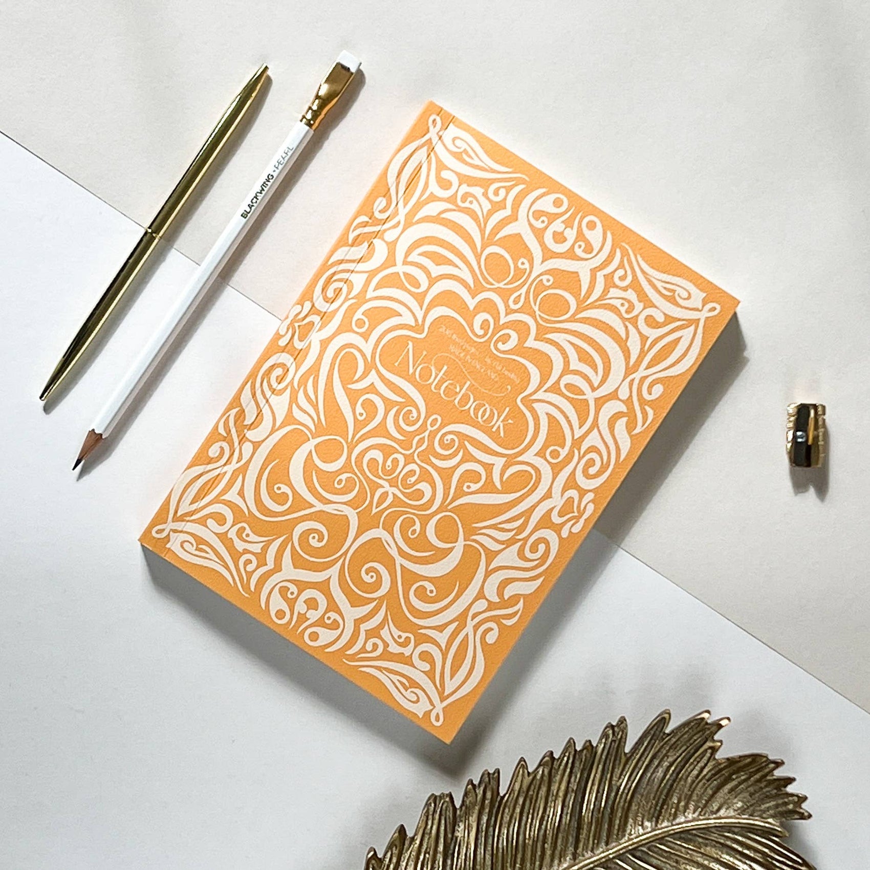 Mustard Swirl Notebook