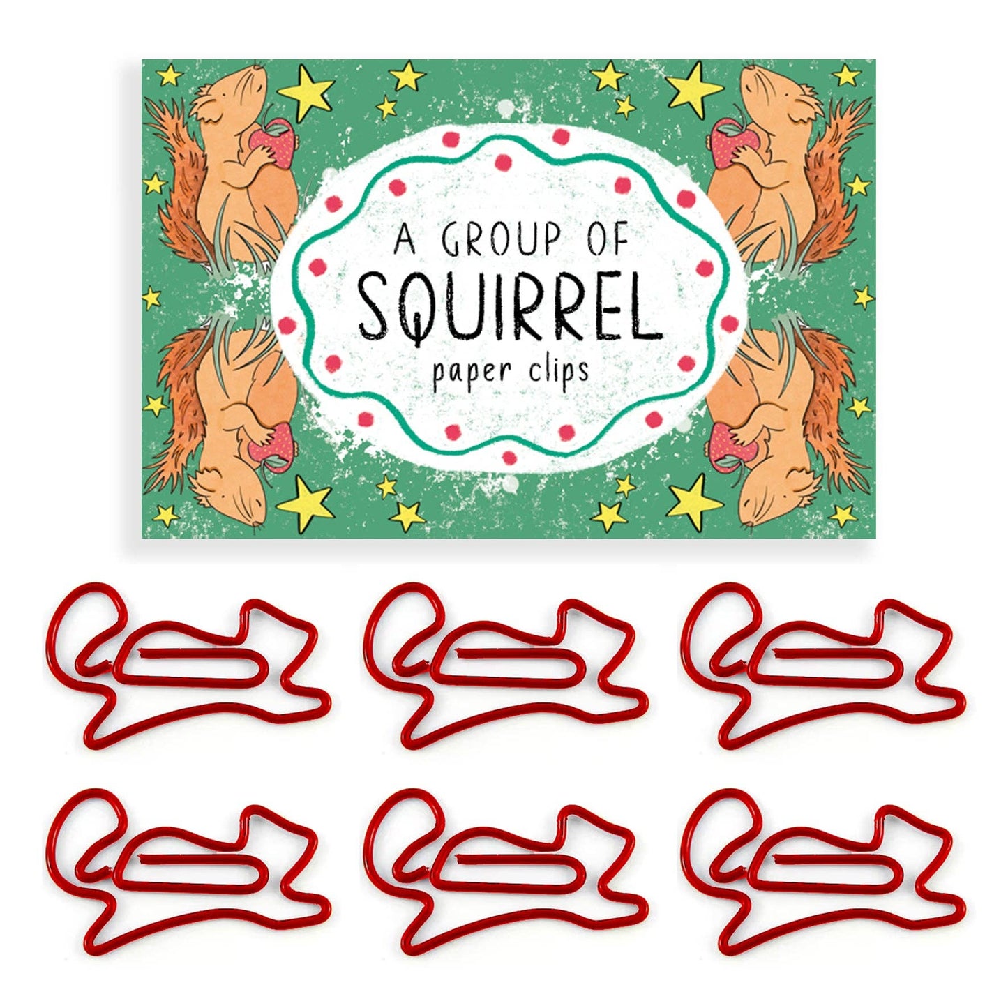 Squirrel Paper Clips
