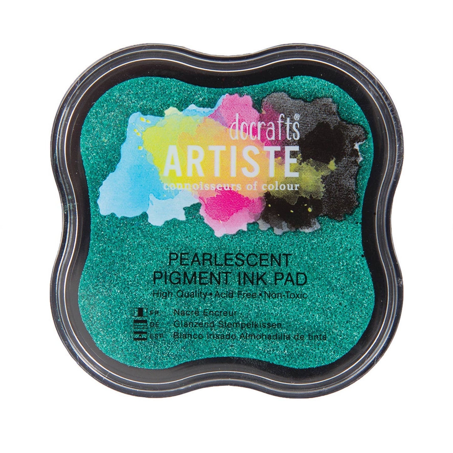 Artiste Pigment Ink Pad - Pearlescent Mantis Green