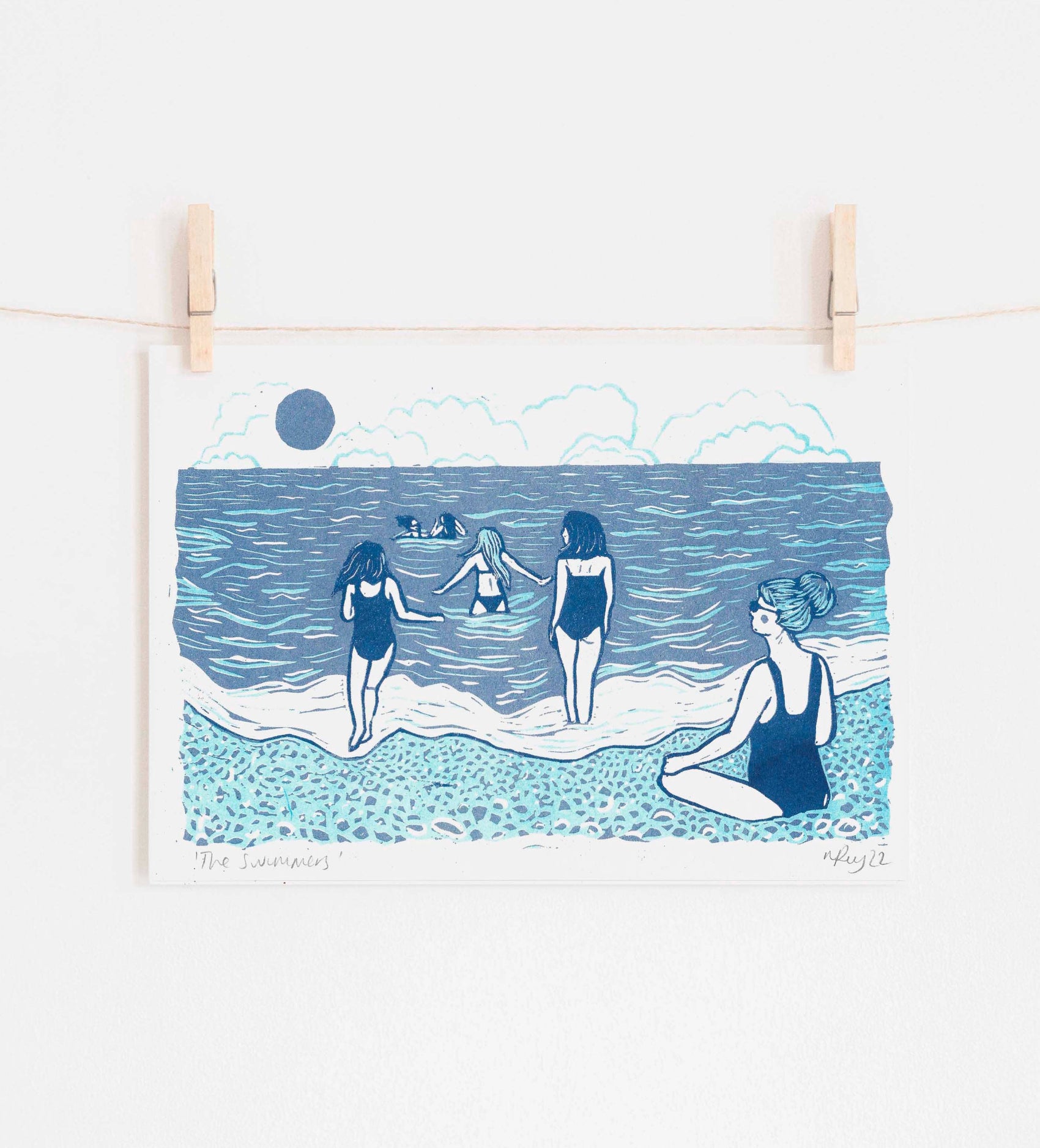 The Swimmer riso, women, sea, sand, beach, swim, ocean