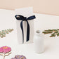 White Ceramic Milk Bottle