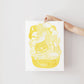 Madre Tierra riso print, hippy art, mother earth, goddess