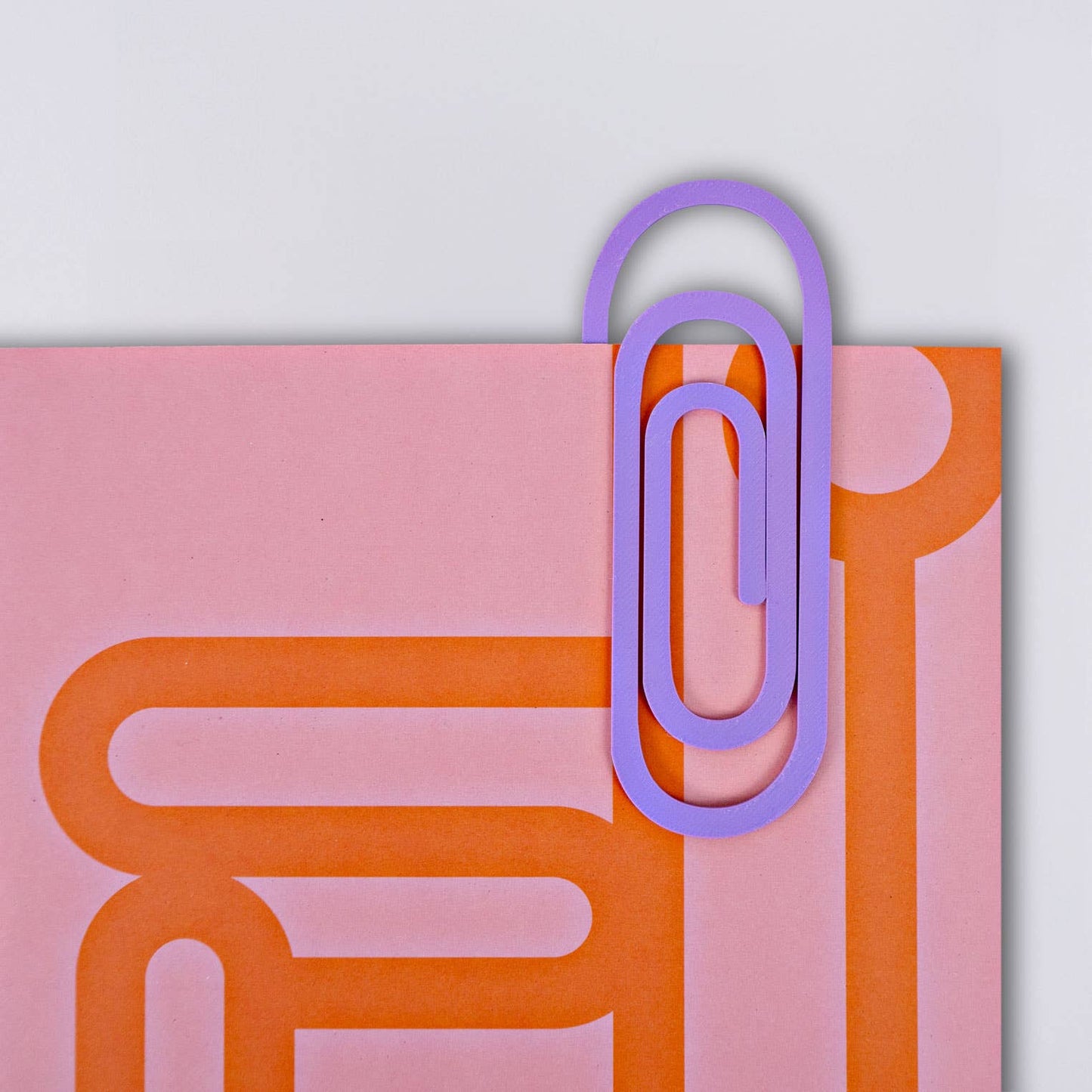 Paperclip 3D Printed Bookmark: Emerald