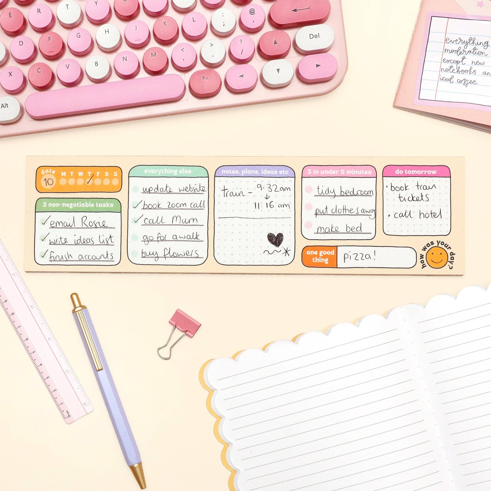 Keyboard Daily Planner