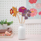 Wooden Birth Flowers - Sustainable Birthday Gift - UK Made: September - Aster