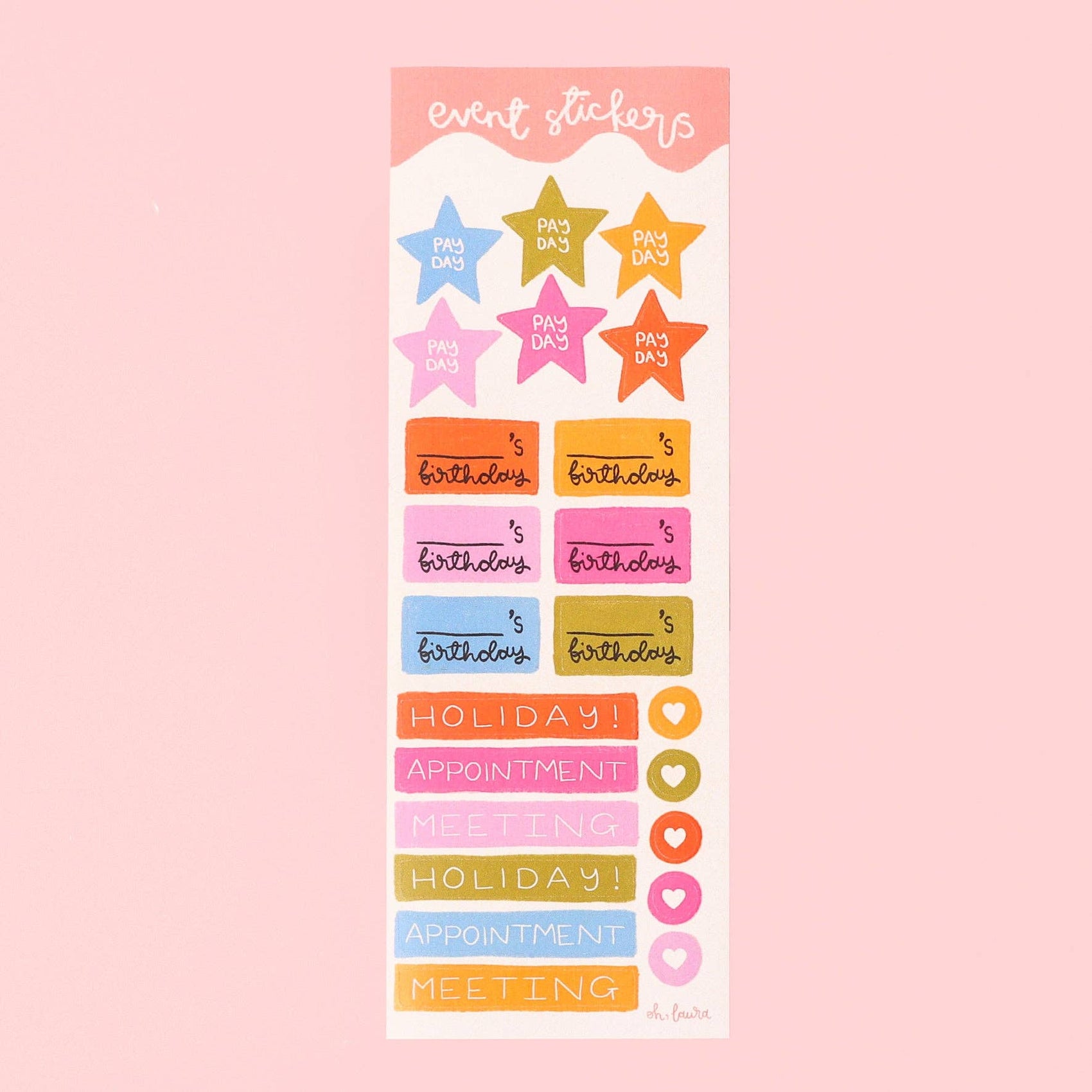Planner Stickers - Events